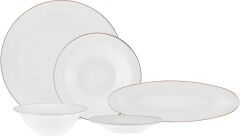 Karaca Fame Fine Pearl 26 Parça 6 Kişilik Kahvaltı/Servis Takımı Gold