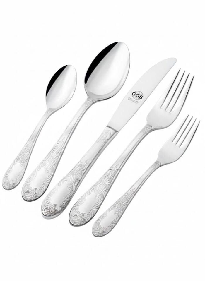 Ramona Parlak Gümüş 96 Parça Set