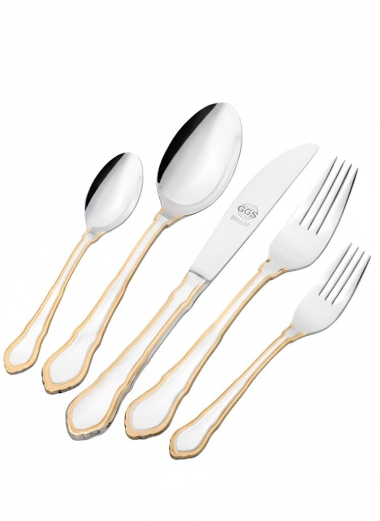 Angelina Parlak Altın 96 Parça Set