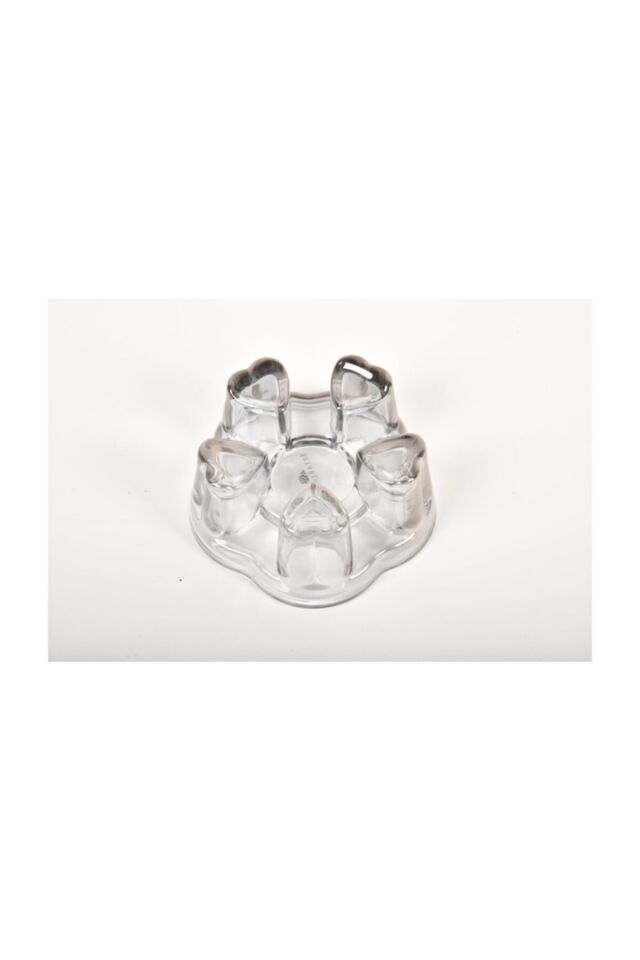 Isıtıcı Kalpli Gri Mumluk