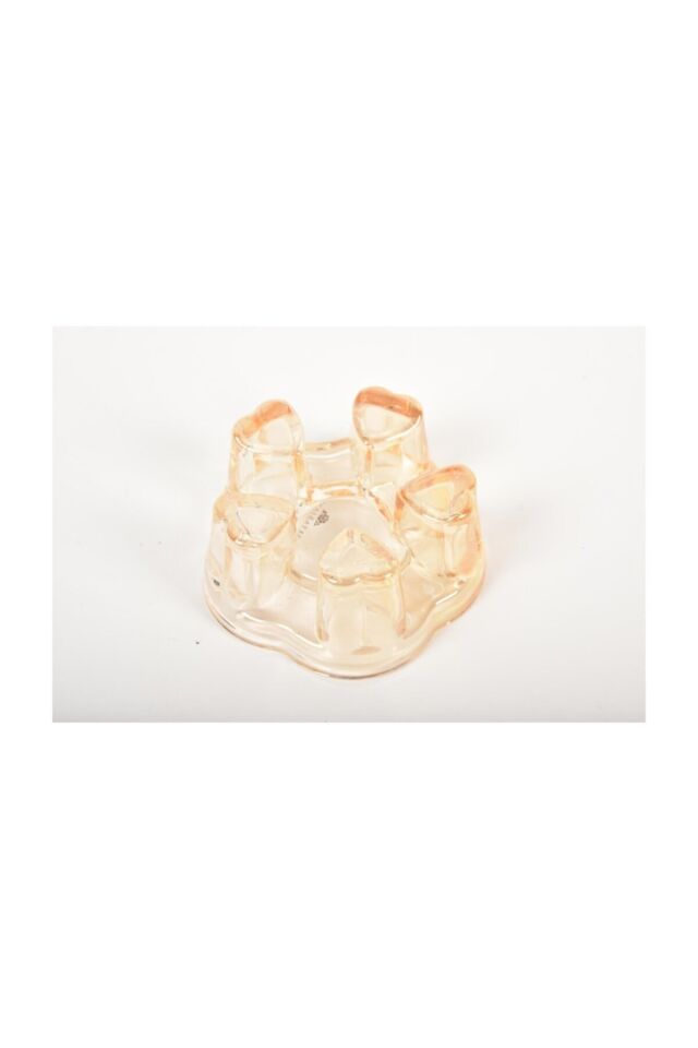 Isıtıcı Kalpli Amber Mumluk