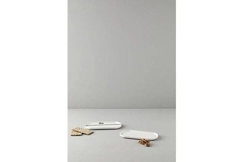 Pera 22CM 2'li Porselen Oval Sunum Tabağı