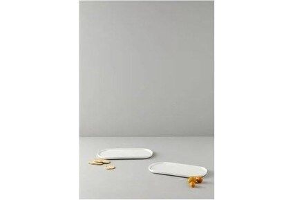 Pera Porselen Oval Sunum Tabağı 27 cm 2'li