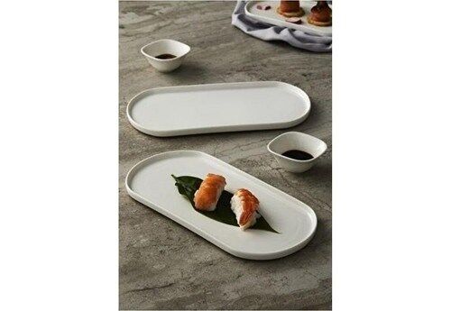 Pera Porselen Oval Sunum Tabağı 27 cm 2'li