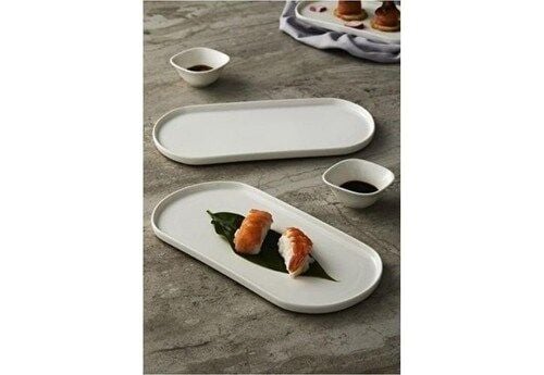 Pera Porselen Oval Sunum Tabağı 27 cm 2'li