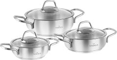 Karaca Ege Çelik Sahan Set 6 Parça Metal