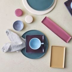 Karaca Streamline Monaco Porselen 28 Parça 6 Kişilik Kahvaltı Servis Takımı