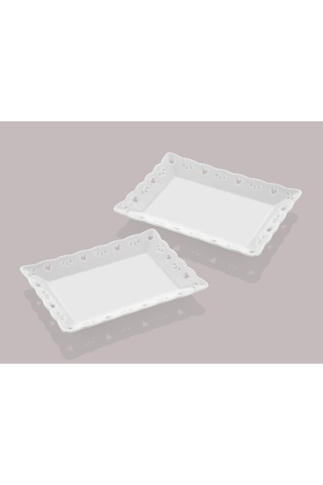 Doıly Kayık Tabak 2 Li M 30x20x2cm