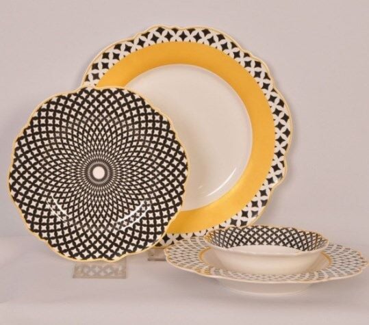 Lotus Porselen 24 Parça Yemek Takımı Seti 6 Kişilik