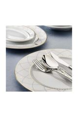 Emsan Moon Endaze Sw 81 Parça Yuvarlak Porselen Yemek Takımı