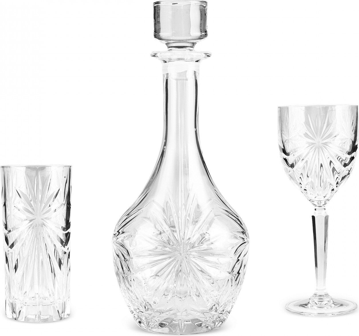 Karaca Karaca bolonya Yeni 25 Parça 12 Kişilik Bardak Su Seti