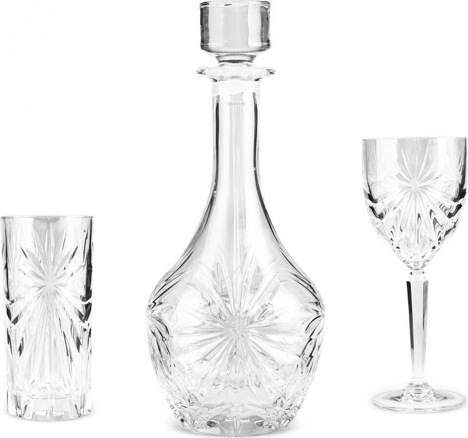 Karaca Karaca bolonya Yeni 25 Parça 12 Kişilik Bardak Su Seti