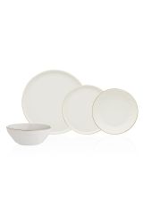 Neva N3140 Yemek Takımı Modern Lilyum 24 Parça 6 Kişilik