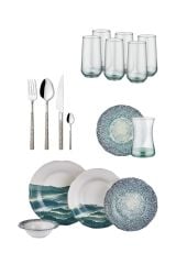 Neva N2942 Mentol Tuval Günlük Kombinim