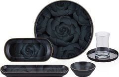 Neva N3163 Bitter Gülriz 26 Parça Kahvaltı Takımı