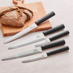 Karaca Burby Wood 14 Parça Standlı Servis ve Bıçak Seti