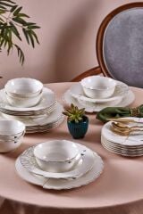 Neva N3277 Çınar Hibrit 24 Parça 6 Kişilik Yemek Takımı