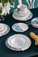 Neva N3278 Mentol Hibrit 24 Parça 6 Kişilik Yemek Takımı