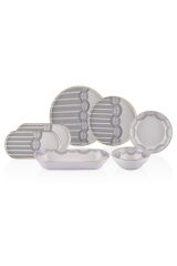 Neva N3161 Grizay Solina 27 Prç Yemek Takımı