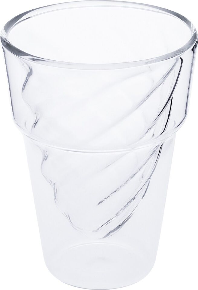 Emsan Globe Çift Cidarlı Külah Form Cam Bardak