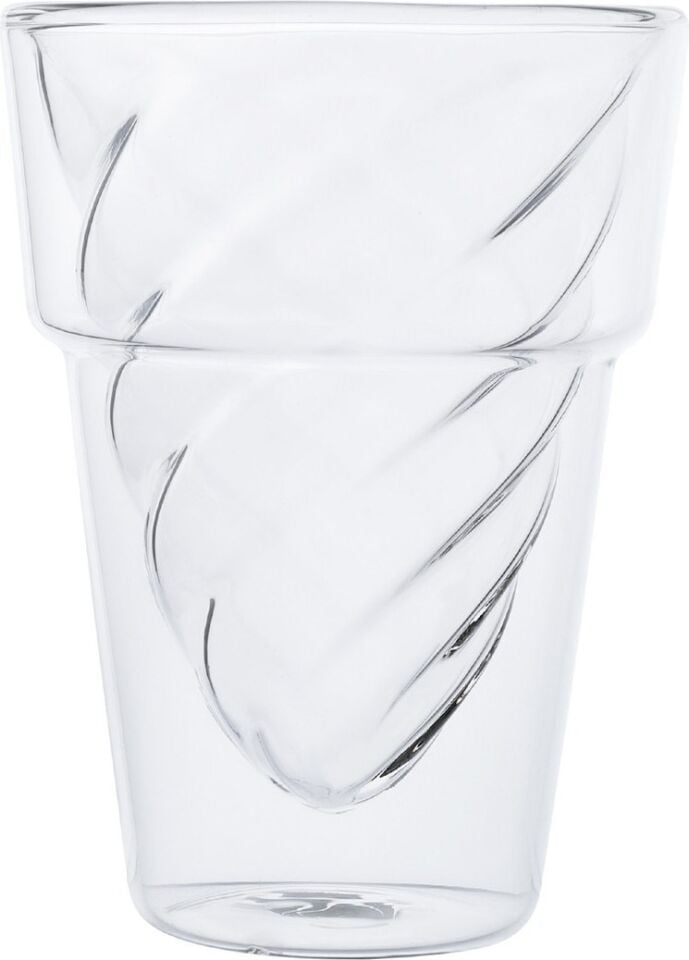 Emsan Globe Çift Cidarlı Külah Form Cam Bardak