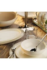 Aryıldız Bone China 54 Parça Platin Yemek Takımı