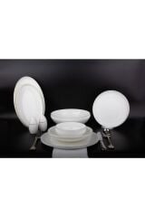 Aryıldız Bone China 54 Parça Platin Yemek Takımı