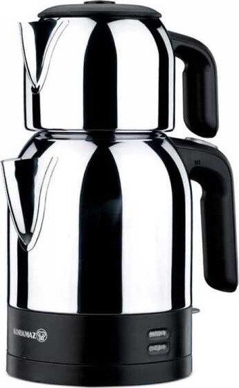 Korkmaz A 359 Demkolik Elektrikli Çaydanlık - Siyah