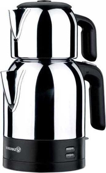 Korkmaz A 359 Demkolik Elektrikli Çaydanlık - Siyah