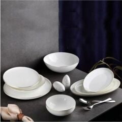 Aryıldız Bone China 54 Parça Gold Yemek Takımı