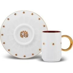 Karaca Cumhuriyet Yüzyılı Cumhur 2 Kişilik Espresso Fincan Takımı 80 ml