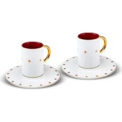 Karaca Cumhuriyet Yüzyılı Cumhur 2 Kişilik Espresso Fincan Takımı 80 ml