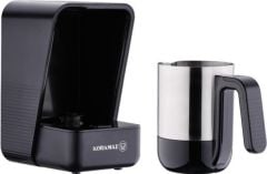 Korkmaz Moderna SiyahSatin Kahve Makinesi