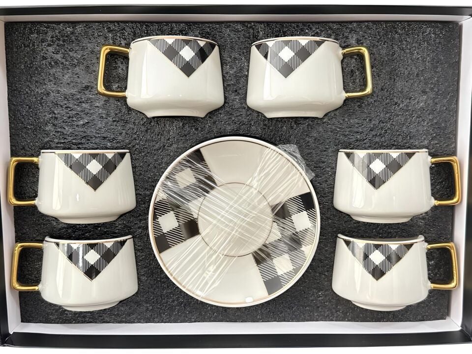 Porselen 6 Kişilik Kahve Fincanı BLS POR1001