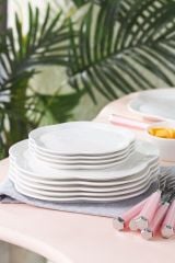 Rolly 18 Parça 4 Kişilik Porselen Kahvaltı Servis Seti