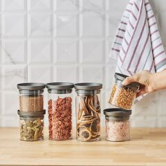 Emsan Arya 6'lı Saklama Kabı Gri