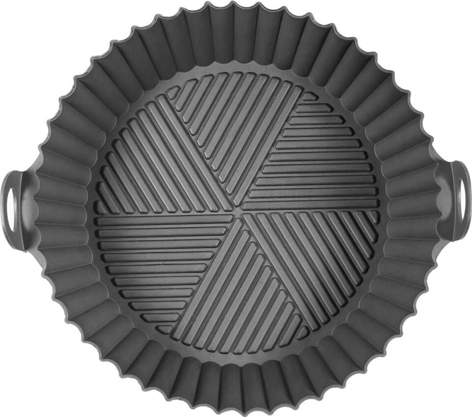 Korkmaz Airfryer Silikon Pişirme Kabı Siyah