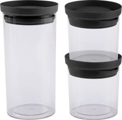 Emsan Arya 3'lü Küçük Saklama Kabı Gri