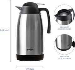Emsan New Vega Termos Inox 1,5 Litre