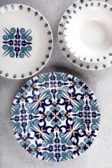 Aryıldız Porselen Arabesk 24 Parça Yemek Takımı