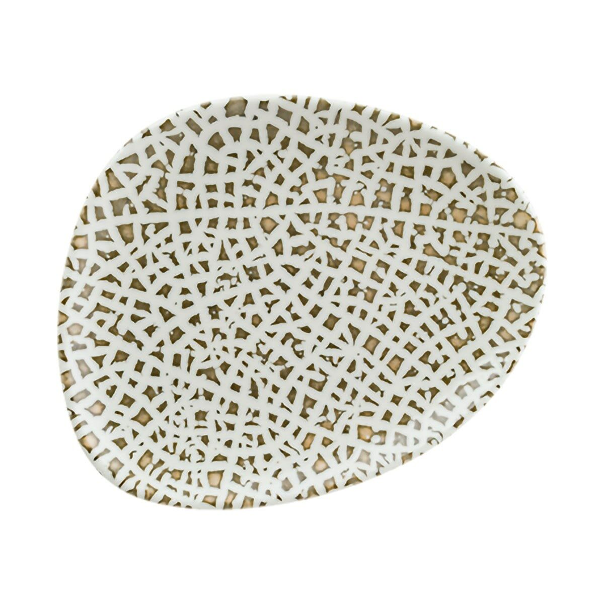 Bonna Lapya Wood Vago Düz Tabak 24 Cm  2'li