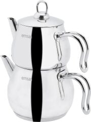 Emsan Lina Midi Çaydanlık Takımı İnox