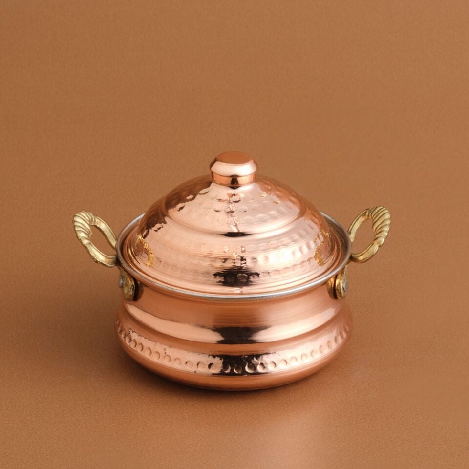 Karaca Alacahöyük Bakır Mini Güveç 10 Cm