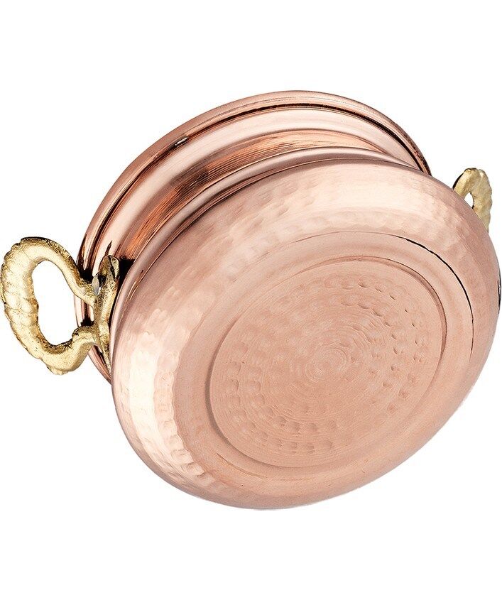 Karaca Alacahöyük Bakır Mini Güveç 10 Cm