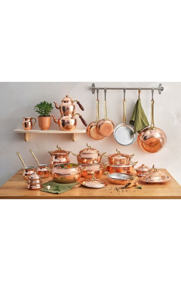 Karaca Alacahöyük Bakır Mini Güveç 10 Cm