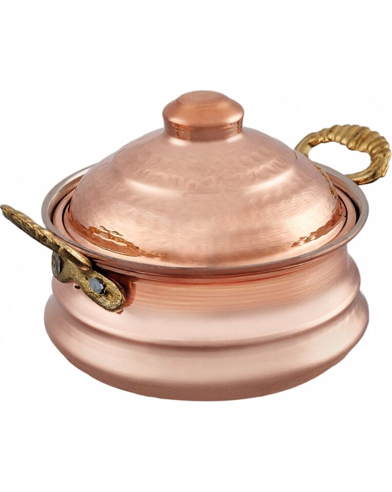 Karaca Alacahöyük Bakır Mini Güveç 10 Cm