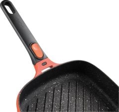 Berghoff Gem Çıkarılabilir Saplı Stay Cool Izgara Tava Turuncu 24 cm
