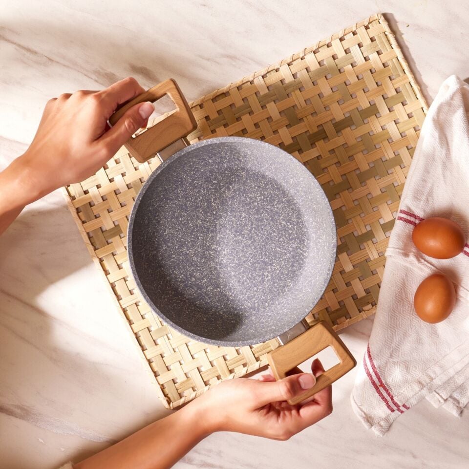 Karaca Silver Stone Bio Granit Sahan 20 cm