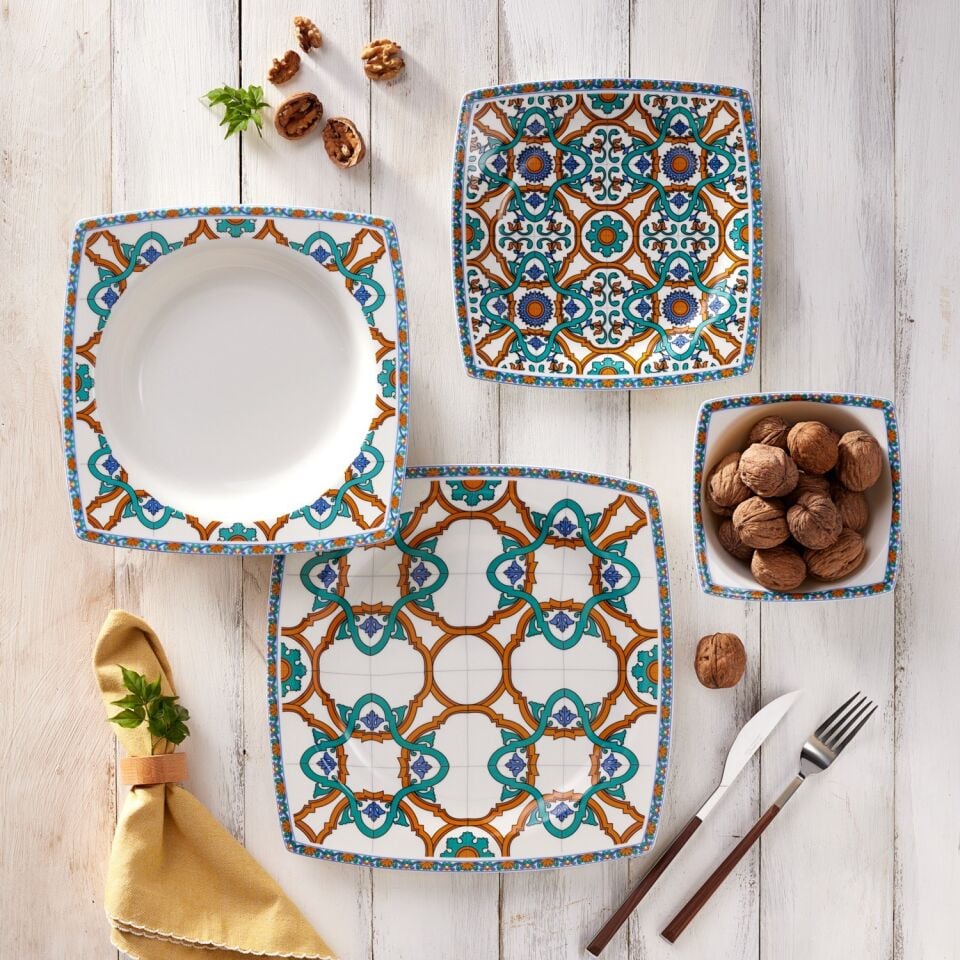 Karaca Loretta 24 Parça 6 Kişilik Yemek Takımı