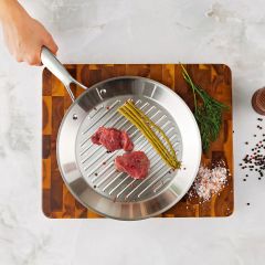 Karaca 3Ply Power Steel 316 Çelik Grill 28 cm